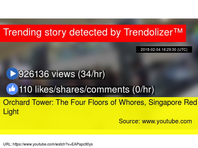 Orchard Tower The Four Floors Of Whores Singapore Red Light